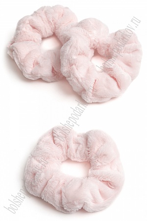 Резинка для волос из искусственного меха (10 шт) SF-7025, светло-розовый №3