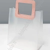 Пакет подарочный 23*27*13 см (12 шт) SF-8122, розовый