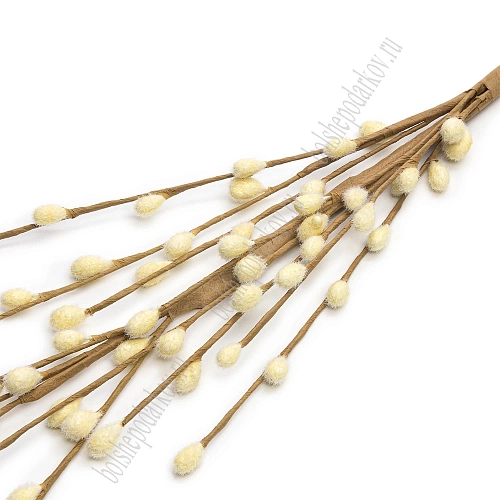 Веточка декоративная &amp;quot;Верба&amp;quot; 70 см (SF-8132) желтый