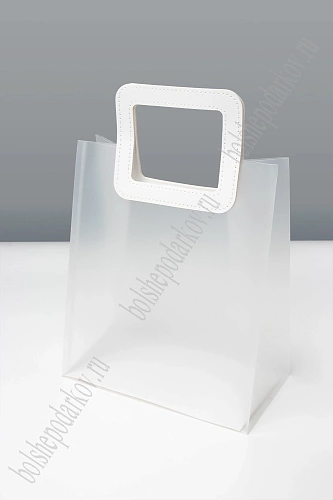 Пакет подарочный 23*27*13 см (12 шт) SF-8122, белый