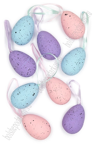 Пасхальный декор &amp;quot;Яйца&amp;quot; 3*4,5 см (9 шт) SF-7862, №6