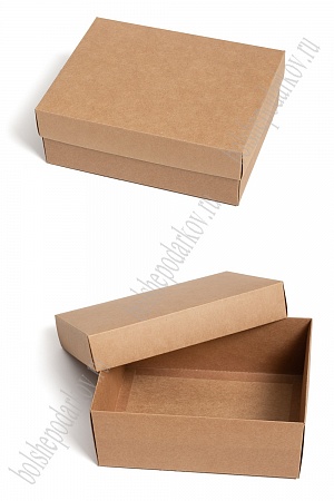 Коробка крафтовая 22*17*7,5 см (12 шт) SF-7114, натуральный