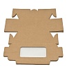 Коробка крафтовая с окошком 16*9*7,5 см (12 шт) SF-7751, №1