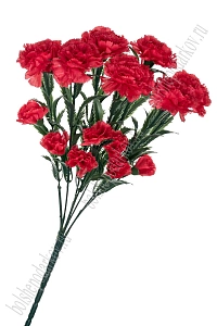 Веточка декоративная "Гвоздика" 40 см (SF-7873) красный