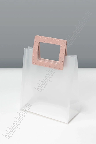 Пакет подарочный 16*18,6*8 см (12 шт) SF-8122, розовый