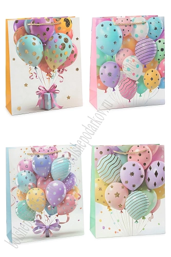 Пакет 26*32*10 см (12 шт) SF-7569, микс №60