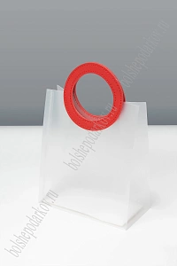 Пакет подарочный 16*18,6*8 см (12 шт) SF-8121, красный