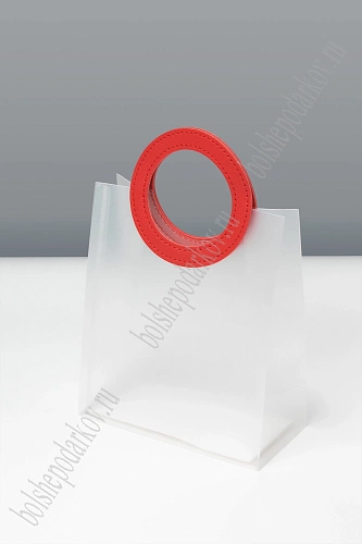 Пакет подарочный 16*18,6*8 см (12 шт) SF-8121, красный