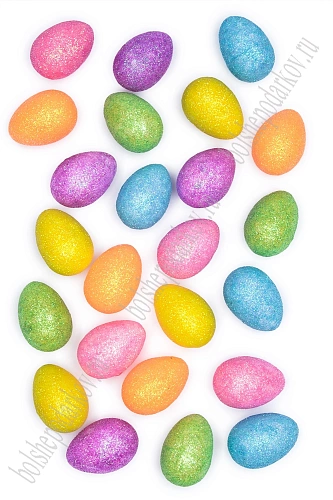 Пасхальный декор &amp;quot;Яйца&amp;quot; 2,5*3,5 см (24 шт) SF-7861, №8