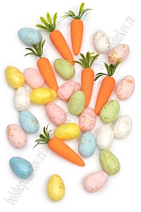 Пасхальный декор "Ассорти" 3,5 см и 5 см (32 шт) SF-7862, №1