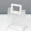 Пакет подарочный 16*18,6*8 см (12 шт) SF-8122, белый