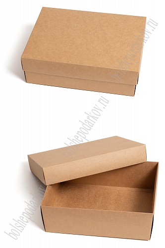 Коробка крафтовая 30*23*9 см (12 шт) SF-7167, натуральный
