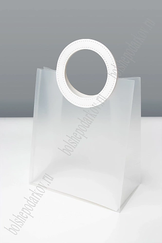 Пакет подарочный 23*27*13 см (12 шт) SF-8121, белый