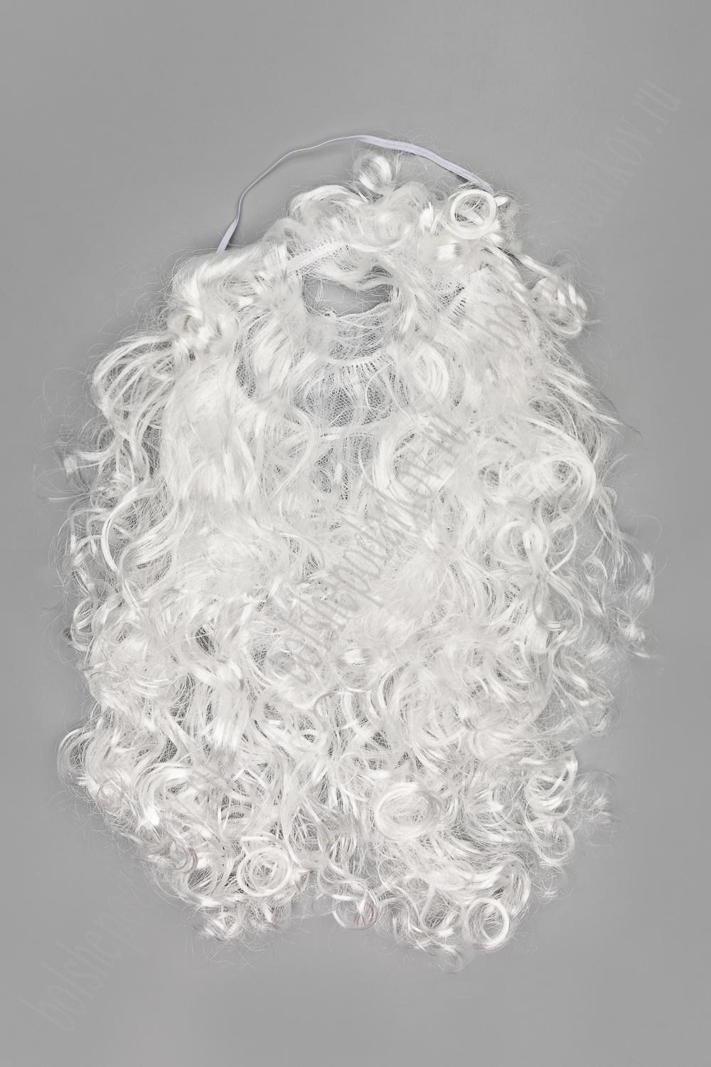 Борода Деда Мороза 45 см, белый, С-2
