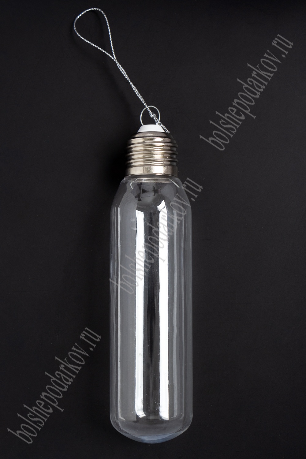 Пластиковая основа для декора 15*4 см "Лампочка длинная" SF-3384