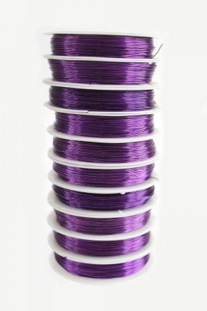 Проволока 0,5 мм*30 м (10 шт) SF-902,  фиолетовый