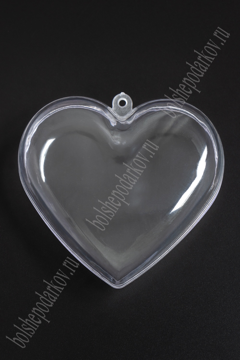 Пластиковая основа для декора 8 см "Сердце" (6 шт) SF-3355