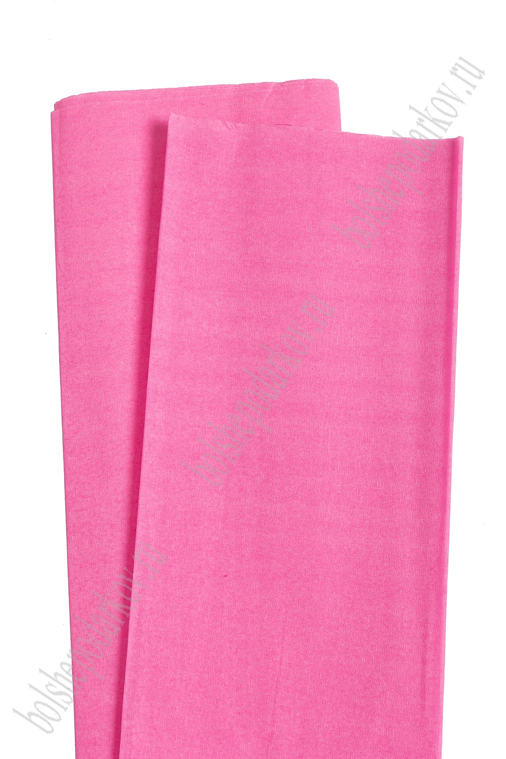 Крепированная бумага 50 см*2 м (10 листов) SF-2167, розовый №310 УЦЕНКА