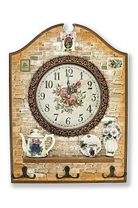 Ключница деревянная 28*37 см, №8 (в ассортименте)