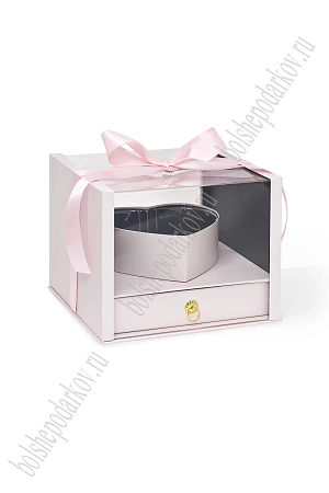 Коробка 25*25*19,5 см (SF-7935) светло-розовый