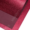 Фоамиран глиттерный 2 мм, 40*60 см Premium (10 листов) SF-3010, бордовый №2003