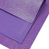 Фоамиран глиттерный А4, перламутровый 2 мм Premium (10 листов) SF-1956, сиреневый №3026