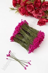 Тычинки на проволоке (60 шт) SF-2995, фукси