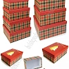 Коробки прямоугольные 10 в 1, 37*28,5*16 см (SF-7821) №3