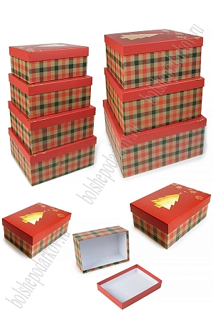 Коробки прямоугольные 10 в 1, 37*28,5*16 см (SF-7821) №3