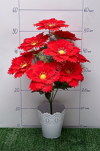 Букет цветов 55 см (SF-5101) красный
