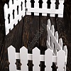 Заборчик декоративный, деревянный (SF-4406) белый
