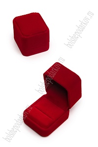 Коробочка для украшений 5*5,8*4,8 см (SF-8116) красный