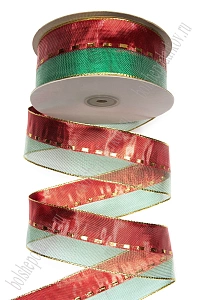 Лента декоративная 5 см*25 ярд, 38-539 Лента декоративная 5 см*25 ярд, 38-539