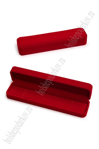 Коробочка для украшений 22,5*5,5*3,5 см (SF-8116) красный