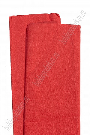 Крепированная бумага 50 см*2 м (10 листов) SF-2167, красный №240 УЦЕНКА