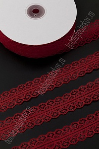 Кружево 3 см*50 ярд (SF-7778) красный №13