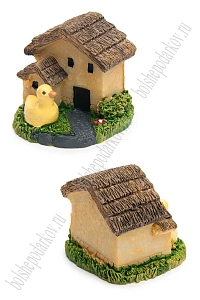 Фигурка миниатюрная &quot;Домик&quot; 4,5*4,5*4 см (1 шт) SF-8049, №4