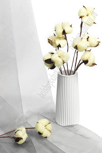 Веточки 30 см; 10 шт &amp;quot;Хлопок&amp;quot; (SF-1910) желтый