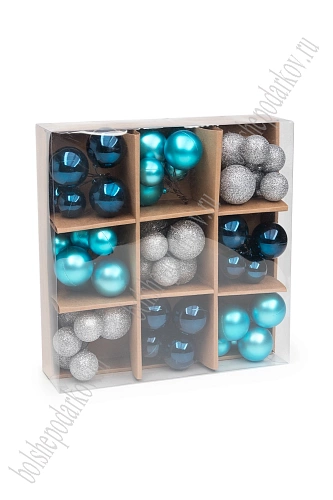 Набор шаров на проволоке (54шт) SF-8007, микс №4