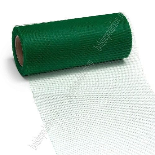 Фатин в шпульках 15 см*25 ярд (SF-603) темно-зеленый №19