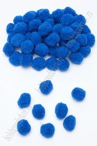 Помпоны 20 мм (100 шт) SF-1165, синий