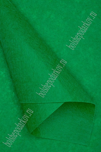 Фетр жесткий 2 мм (10 листов) SF-1944, зеленый №122