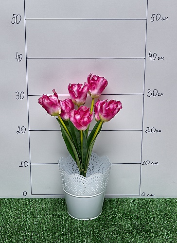 Букет цветов &amp;quot;Тюльпаны&amp;quot; 34 см (SF-5073) в ассортименте