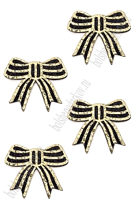 Лазерная вырубка из кожзама "9 мая" 6*5 см (10 шт) №11, несклеенная