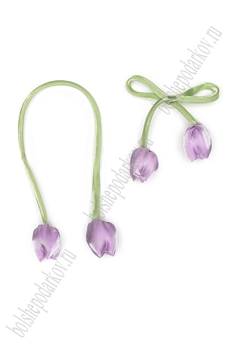 Цветы на ленте &amp;quot;Тюльпаны&amp;quot; (4 шт) SF-8158, №6