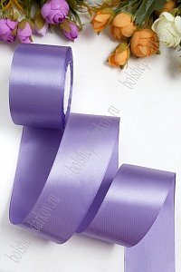 Лента атласная 5 см*25 ярд (SF-1355) фиолетовый №021