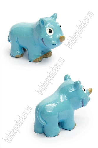 Фигурка миниатюрная &amp;quot;Носорог&amp;quot; 1,7*3,5*2,5 см (2 шт) SF-8049