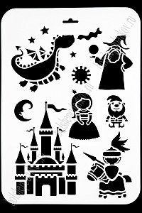 Трафарет &quot;Little Art&quot; LAП-29 (21*32 см)