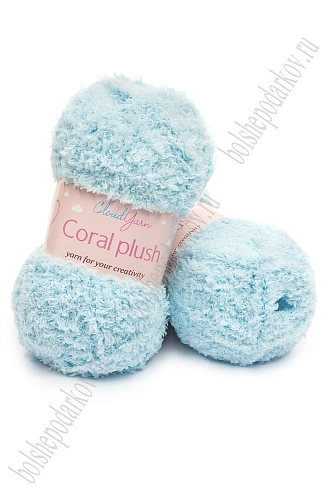 Пряжа &amp;quot;Coral plush&amp;quot; 100 гр (5 шт) SF-7843, голубой