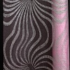 Органза 48 см*5 ярд &amp;quot;Узоры с глиттером&amp;quot; (SF-769-2) светло-розовый